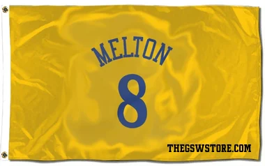 Gold Golden State Warriors De'Anthony Melton   Flag (3 X 5)