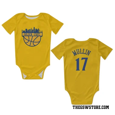Gold Golden State Warriors Draymond Green   Newborn & Infant Bodysuit