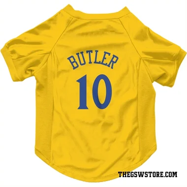 Gold Golden State Warriors Jimmy Butler III   Dog & Cat Pet Jersey