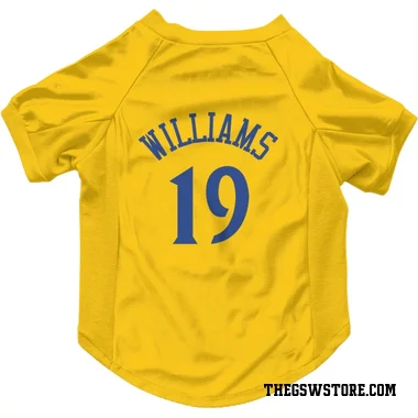 Gold Golden State Warriors Nate Williams   Dog & Cat Pet Jersey