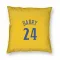 Gold Golden State Warriors Rick Barry   Pillow Cover (18 X 18)