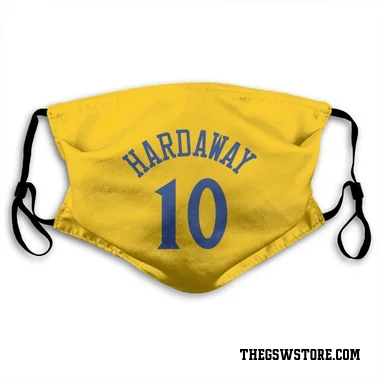 Gold Golden State Warriors Tim Hardaway   Face Mask