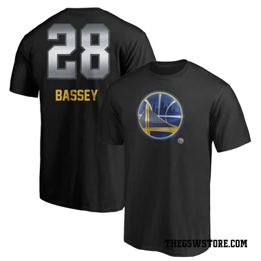 Gold Men's Charles Bassey Golden State Warriors Black Midnight Mascot T-Shirt