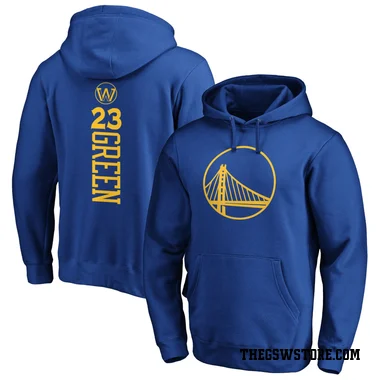Gold Men's Draymond Green Golden State Warriors Branded Royal Backer Pullover Hoodie