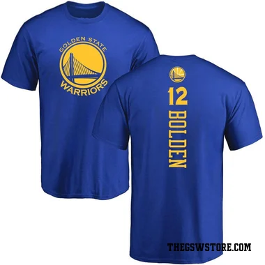 Gold Men's Marques Bolden Golden State Warriors Royal Backer T-Shirt
