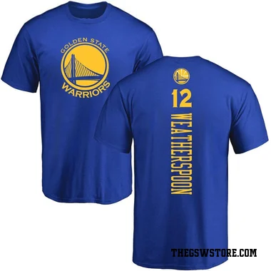 Gold Men's Quinndary Weatherspoon Golden State Warriors Royal Backer T-Shirt