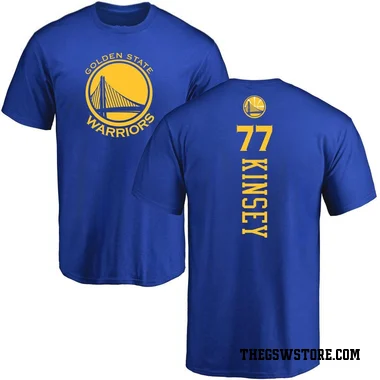 Gold Men's Taevion Kinsey Golden State Warriors Royal Backer T-Shirt
