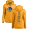 Gold Women's Chris Mullin Golden State Warriors Branded One Color Backer Pullover Hoodie