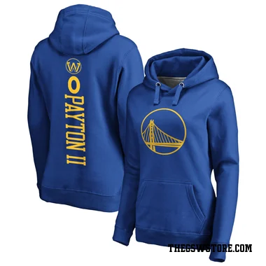 Gold Women's Gary Payton II Golden State Warriors Branded Royal Backer Pullover Hoodie