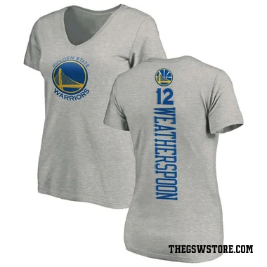 Gold Women's Quinndary Weatherspoon Golden State Warriors Ash Backer T-Shirt