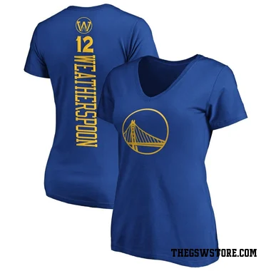 Gold Women's Quinndary Weatherspoon Golden State Warriors Royal Backer T-Shirt