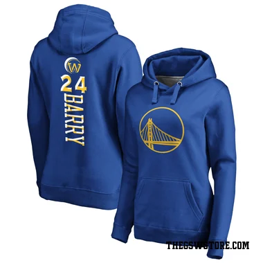 Gold Women's Rick Barry Golden State Warriors Branded Royal Backer Pullover Hoodie
