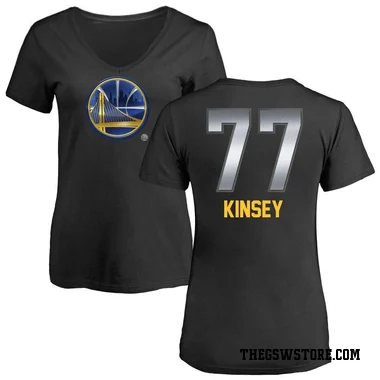 Gold Women's Taevion Kinsey Golden State Warriors Black Midnight Mascot T-Shirt