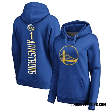 Gold Women's Taran Armstrong Golden State Warriors Branded Royal Backer Pullover Hoodie