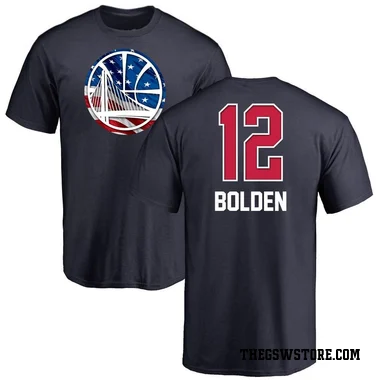 Gold Youth Marques Bolden Golden State Warriors Navy Name and Number Banner Wave T-Shirt