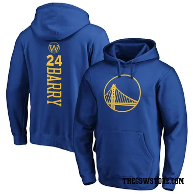 Gold Youth Rick Barry Golden State Warriors Branded Royal Backer Pullover Hoodie