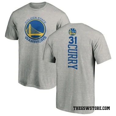 Gold Youth Seth Curry Golden State Warriors Ash Backer T-Shirt