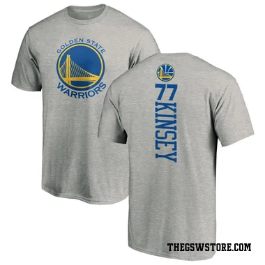 Gold Youth Taevion Kinsey Golden State Warriors Ash Backer T-Shirt