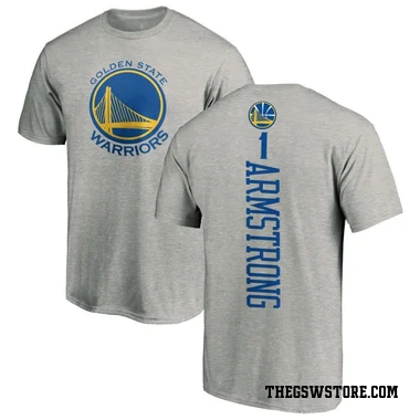 Gold Youth Taran Armstrong Golden State Warriors Ash Backer T-Shirt
