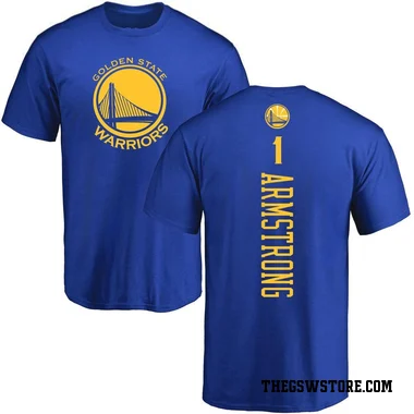 Gold Youth Taran Armstrong Golden State Warriors Royal Backer T-Shirt