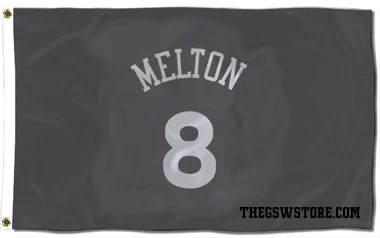 Gray Golden State Warriors De'Anthony Melton   Flag (3 X 5)