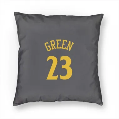 Gray Golden State Warriors Draymond Green   Pillow Cover (18 X 18)