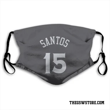 Gray Golden State Warriors Gui Santos   Face Mask