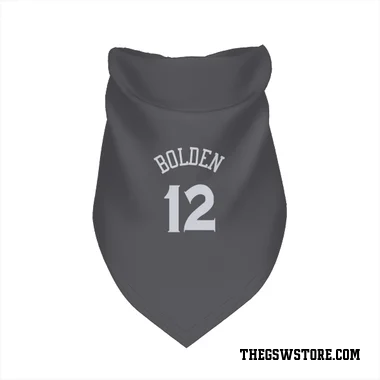 Gray Golden State Warriors Marques Bolden   Dog & Cat Pet Bandana