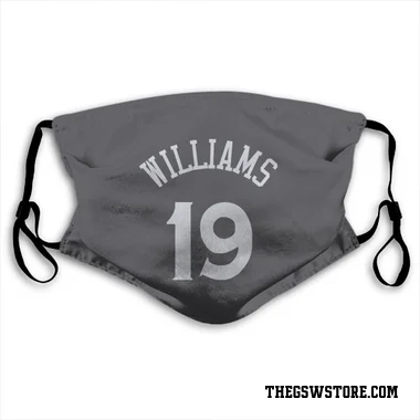 Gray Golden State Warriors Nate Williams   Face Mask