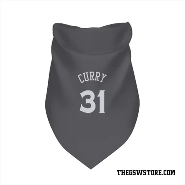 Gray Golden State Warriors Seth Curry   Dog & Cat Pet Bandana