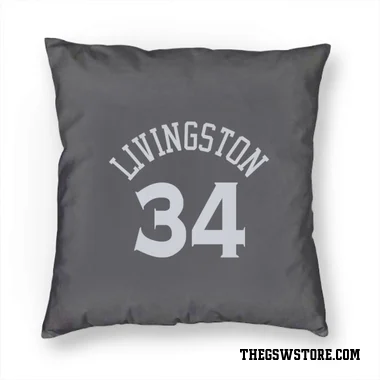 Gray Golden State Warriors Shaun Livingston   Pillow Cover (18 X 18)