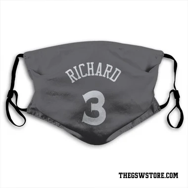 Gray Golden State Warriors Will Richard   Face Mask