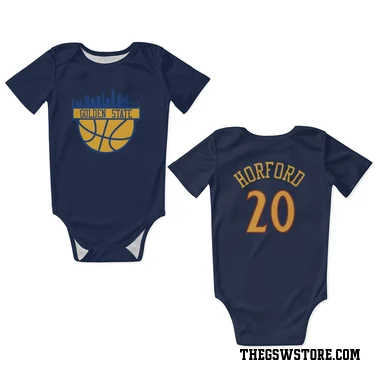 Navy Golden State Warriors Al Horford   Newborn & Infant Bodysuit
