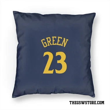 Navy Golden State Warriors Chris Mullin   Pillow Cover (18 X 18)