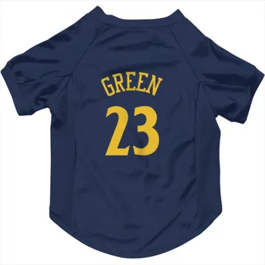 Navy Golden State Warriors Draymond Green   Dog & Cat Pet Jersey