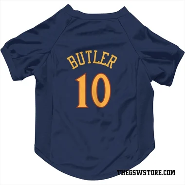 Navy Golden State Warriors Jimmy Butler III   Dog & Cat Pet Jersey