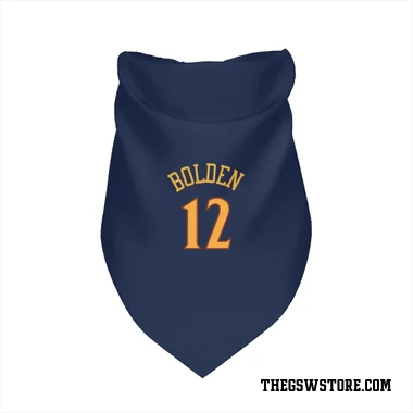 Navy Golden State Warriors Marques Bolden   Dog & Cat Pet Bandana