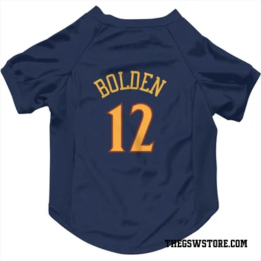 Navy Golden State Warriors Marques Bolden   Dog & Cat Pet Jersey