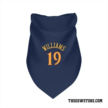 Navy Golden State Warriors Nate Williams   Dog & Cat Pet Bandana