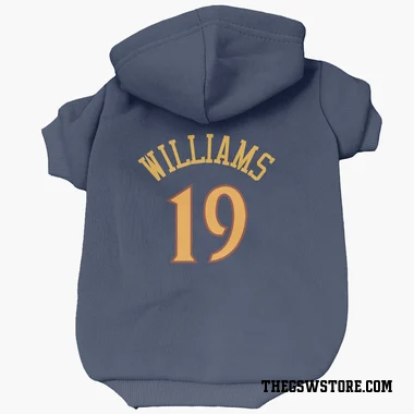 Navy Golden State Warriors Nate Williams   Dog & Cat Pet Hoodie