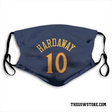 Navy Golden State Warriors Tim Hardaway   Face Mask