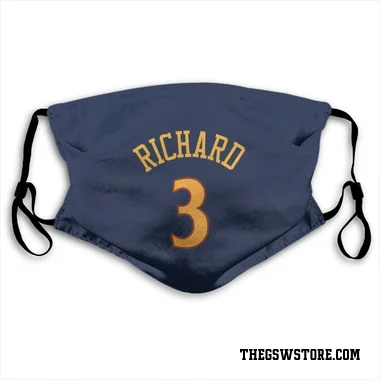 Navy Golden State Warriors Will Richard   Face Mask