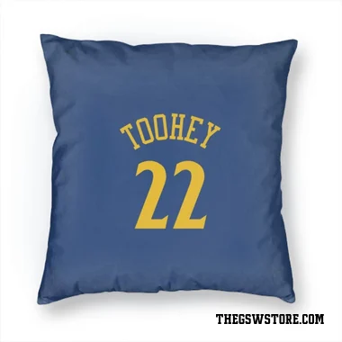 Royal Golden State Warriors Alex Toohey   Pillow Cover (18 X 18)