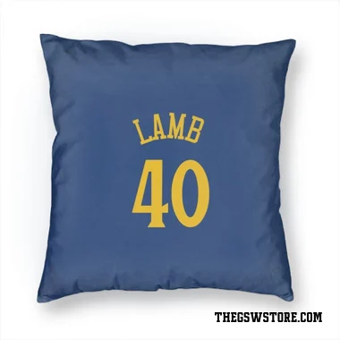 Royal Golden State Warriors Anthony Lamb   Pillow Cover (18 X 18)