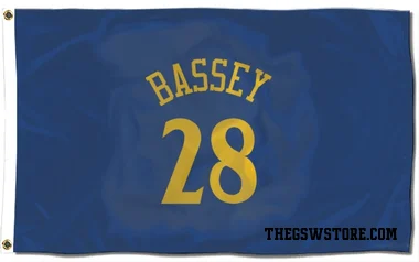 Royal Golden State Warriors Charles Bassey   Flag (3 X 5)