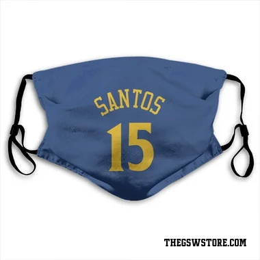 Royal Golden State Warriors Gui Santos   Face Mask