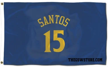 Royal Golden State Warriors Gui Santos   Flag (3 X 5)