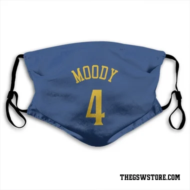Royal Golden State Warriors Moses Moody   Face Mask