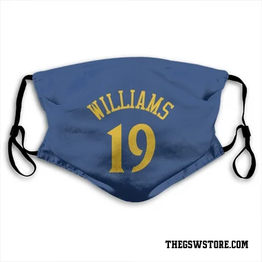 Royal Golden State Warriors Nate Williams   Face Mask