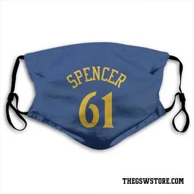 Royal Golden State Warriors Pat Spencer   Face Mask